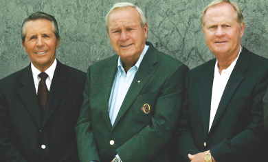 The Big Three: Gary Player, Arnold Palmer e Jack Nicklaus 