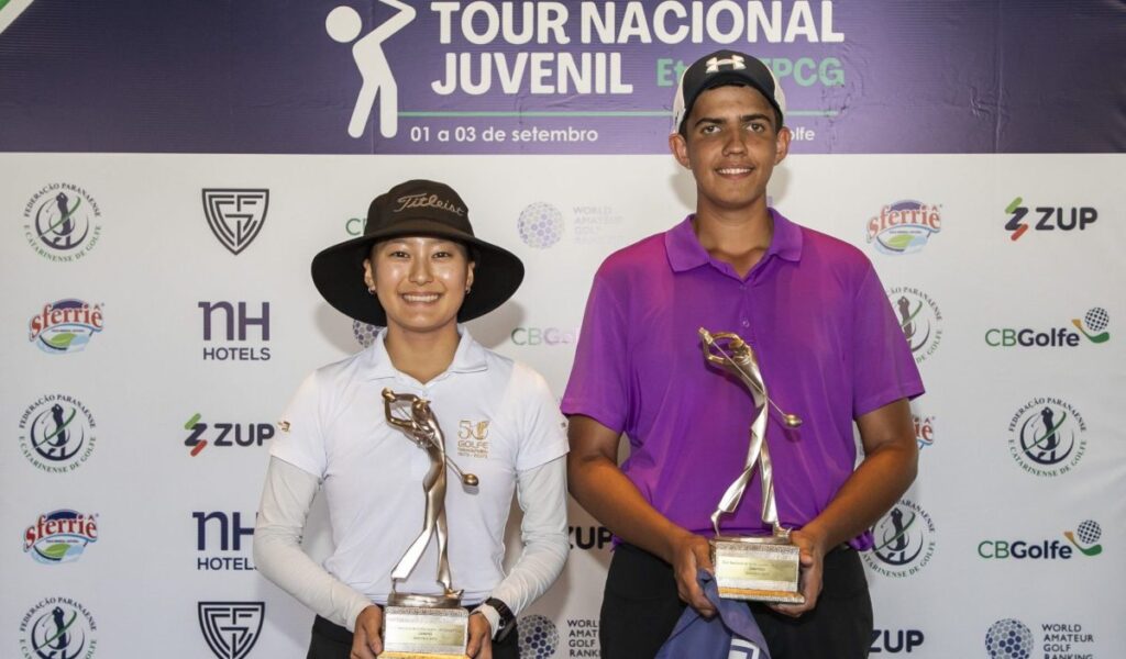 Marina Nonaka e Nicolas Lima vencem última etapa do Tour Nacional de Golfe Juvenil