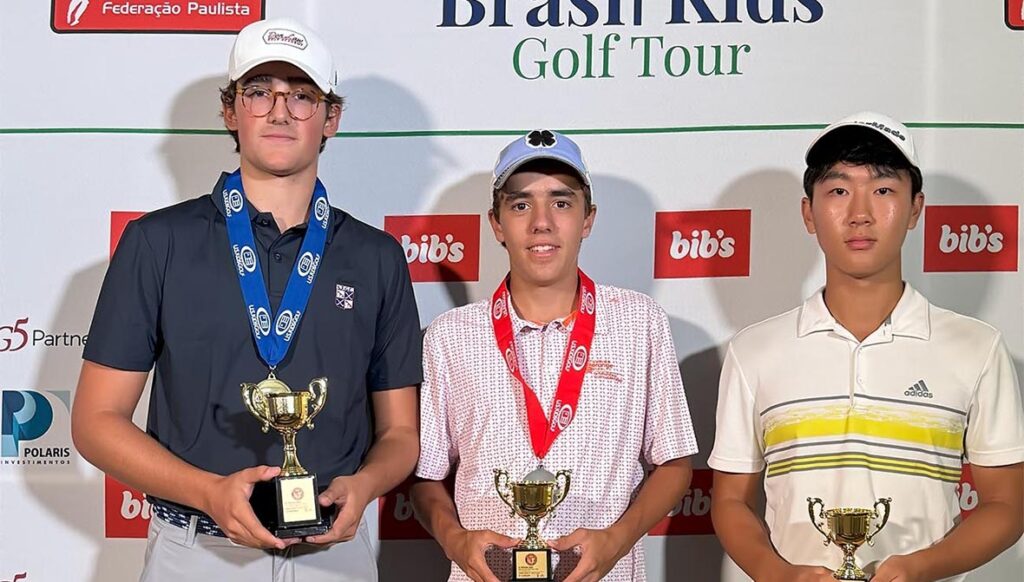 Tour Juvenil de SP: Dudu Matarazzo faz 13 birdies para vencer seis à frente de Ziccardi